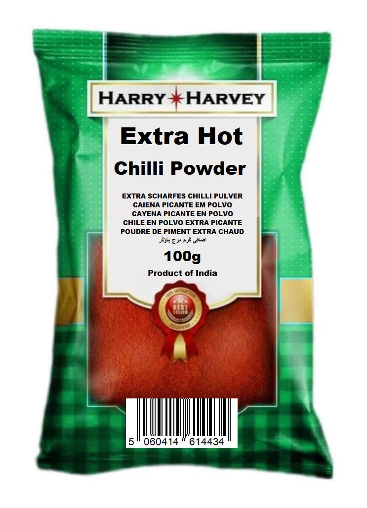 Harry Harvey 100g Extra Hot Red Chilli Powder